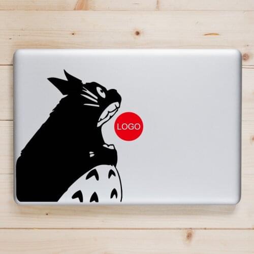 Eating Greedy Totoro Laptop Decal for Apple Macbook Sticker Pro Air Retina 11 12 13 15 inch Vinyl Mac Book Skin Notebook Sticker