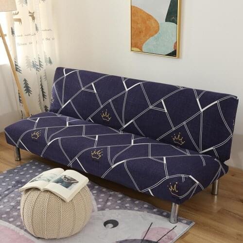 Stretch Sofa Cover Without Armrest Slipcover All-Inclusive Couch Folding Sofa Bed Cover Fitted Sheet Universal Cover Sofa Towel