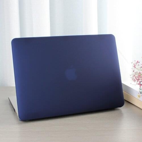 Frosted solid colors Rubberized Hard Case Cover Shell For Apple Macbook Air Pro Retina Touch Bar 11 12 13 15 inch laptop case