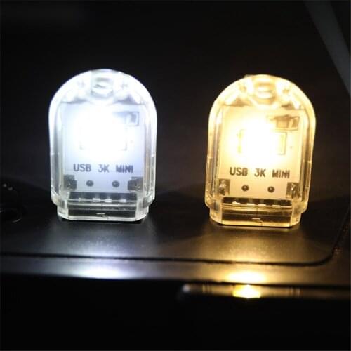 2Pcs Mini 2 LEDs USB 5V LED Night Light Desk Book Reading Lamp Camping Bulb Childrens Gifts For Mobile Charger Laptops