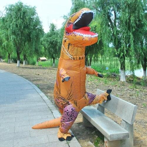 Hot Style Halloween T-Rex Inflatable Costume Dinosaur Adult Kids Christmas Party Costumes Blow Up Clothes Funny Cosplay Clothing