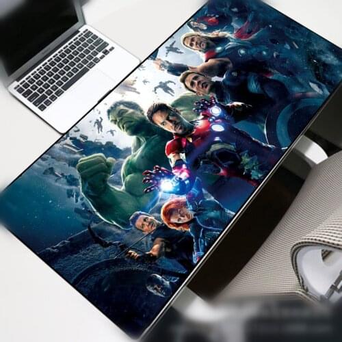 Captain America Mouse Durable Desktop Mousepad gamer mouse mat high quality DIY picture with edge locking Portable waterproof