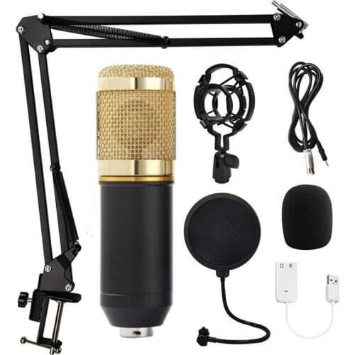 BM 800 Microphone Professional Condenser BM800 Studio Mikrofon MIC BM-800 For KTV Radio Braodcasting Singing Recording Computer
