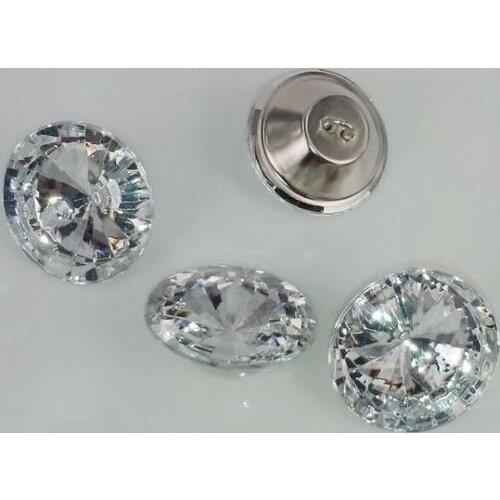 Button garment accessories 500 PCS / 20 mm acrylic Rhinestones crystal decorative buttons, Satellite drill pull clasp wholesale