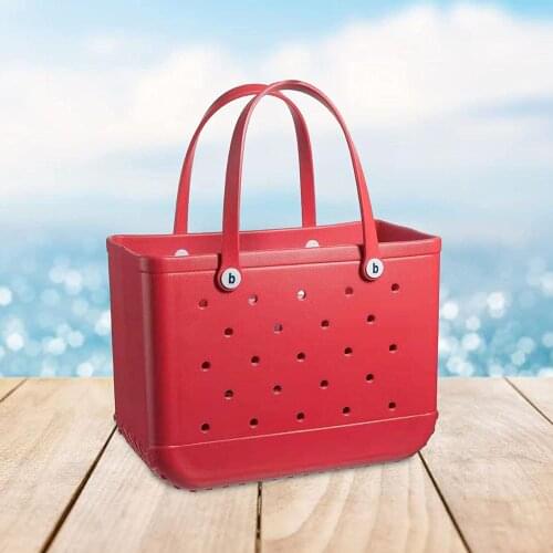 EVA mesh Beach Bag Basket Hole Waterproof Package Breathable Extra Large Beach Bags Summer Eva Women Large Capacity