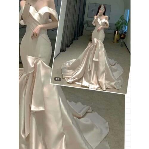 GY Sweetheart strapless dress sexy Bridal Party Gorgeous mermaid wedding dress noble Robe De Mariee Multiple colors available