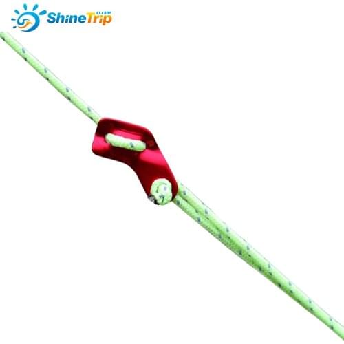 10pcs ShineTrip Quick Knot Tent Wind Rope Buckle L Type Aluminum Alloy Antislip Camping Hiking Tightening Hook Wind Rope Buckles