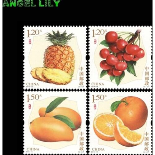 4 PCS/set Chinese All New Postage Stamps Topic Fruits For Collection 2018-18