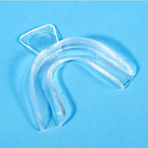 5pcs Teeth Whitening Clear Color Mouth Trays Guard Night Teeth Clenching Silicone material Grinding Sleep Dental Bite