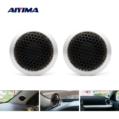 AIYIMA 2Pcs 1.5 Inch Tweeter Audio Mini Speaker 4 Ohm 180W Aluminum Alloy High Efficiency Loudspeaker Car Dome Treble Speakers