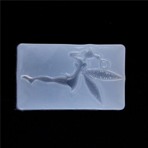 Angel Girl Flower Fairy Shape DIY Craft Silicone Mould DIY Resin Decorative Craft Jewelry Key Chain Making Mold Epoxy Resin Mold