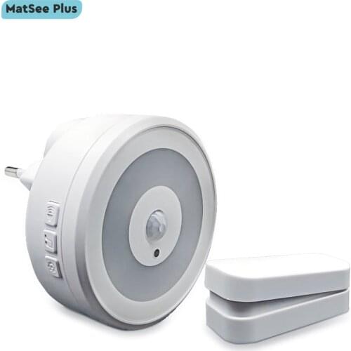 No Battery Wireless Doorbell Intelligent Waterproof Self-powered LED Night Light 150 Meters EU Push Button Plug Smart Home