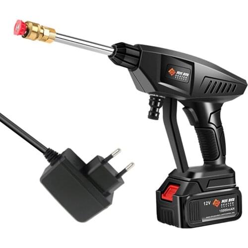 Household Cordless 30Bar High Pressure Car Wash Tool Portable Vehicle Cleaning Machine Automobile Washer with Foam Generator