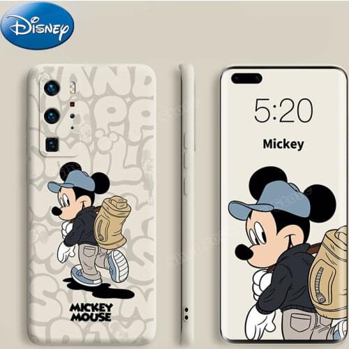 Disney Mickey Minnie Phone Cases for Huawei P40 P30 Pro Mate20 Mate30 Pro Nova 5 6 7Pro Silicone Phone Back Covers Cartoon Shell