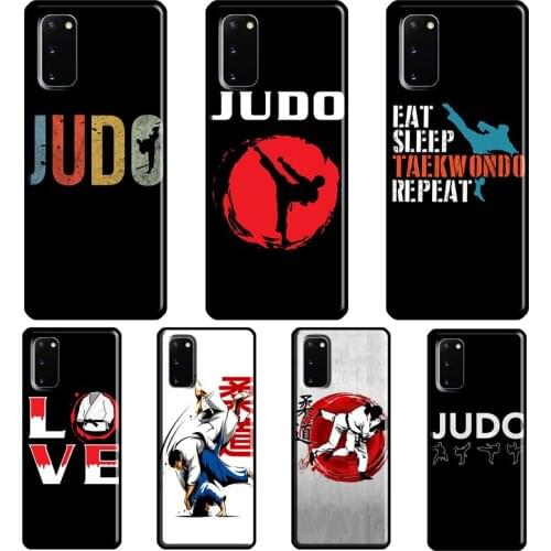 Judo Taekwondo Karate Case For Samsung Galaxy S10 S9 S8 Note 10 Plus Note 20 Ultra S20 FE S21 Ultra Phone Cover
