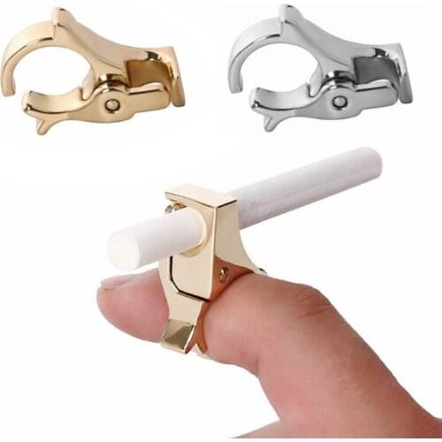 Cigarette Holder Smoked Finger Ring Prevention Cigarette Organizer Creative Smoking Finger Ring Hand Rack For Male Gift
