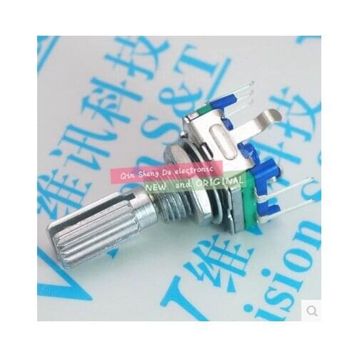 EC11 plum 20mm handle rotary encoder encoding switch digital potentiometer with switch pin five