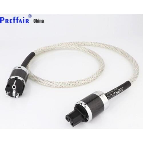 Hifi Nordost Valhalla Series II Power Cord US/EU version Amplifier CD Player power cord power cable,Schuko power plug for audio