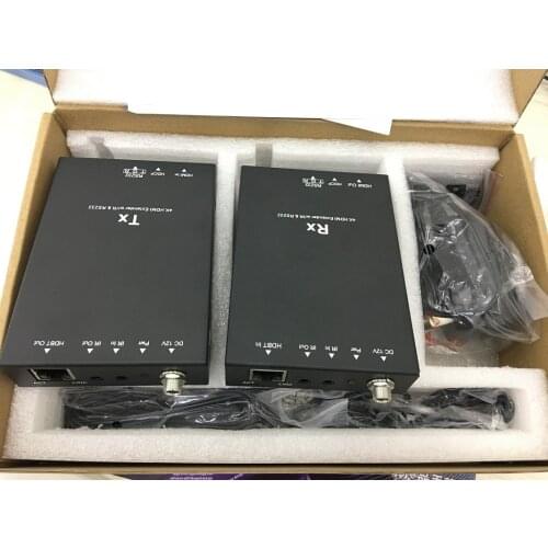 HUAIN 4K HDMI Fiber Optic Extender IR Remote 70m 4K 3840*2160 30Hz RS232 HDMI Extender 1080P 3D and 4K 2K resolution HDBaseT