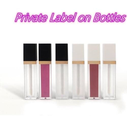 Customized Lipstick Container Lip Gloss Tube Empty Packaging Private Label Custom Logo Bulk Make Your Own Brand Cosmetics