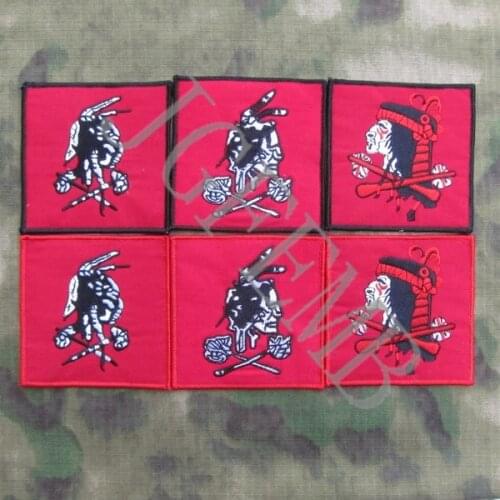 Red NSWDG Devgru SealTeam ST6 Red Squadron VIP protection Team Military Tactical Morale Embroidery patch