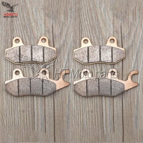 Motorcycle metal sintering brake pads For HYOSUNG MS3 (125cc) MS3 250i 07-09 For MODENAS Dynamic 125 Kristar 125 X-Cite 135