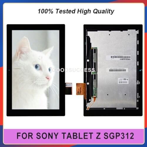 6.0" For Sony Xperia Tablet Z SGP311 SGP312 LCD Display Touch Screen Glass Panel Assembly with tools