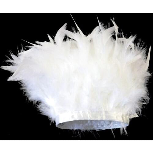 10-15CM/4-6Inches Turkey Feathers Trims for Diy Party Clothing Jewelry Making Crafts Accessories Feather Decoration 2 Meters/Lot
