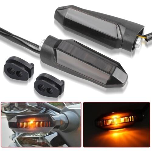 12V Motorcycle LED Turn Signals Universal Signal Tail Light Amber Blinker for HONDA CBR 650R CBR 500R CB 500X CB 500F 2019-2021