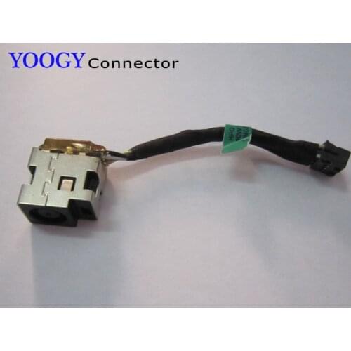 1pcs DC power jack connector with cable fit for HP 1000 1000-1118TX series laptop dc socket port