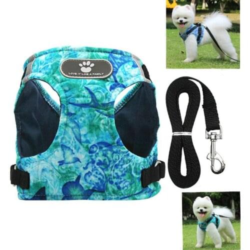Dog leash lead Pet Collar Flashing Dog lead Dog Puppy Chest Strap Harness Pet Leashes