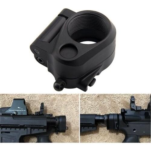 Tactical AR Folding Stock Adapter 30mm For M16/M4 SR25 Series GBB(AEG) Airsoft Gun Scope Hunting Accessories