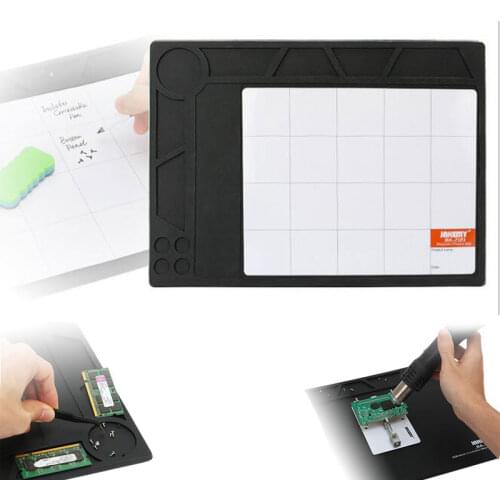 Heat-resistant Insulation Silicone Soldering Insulator Mat Heat Gun BGA Soldering Station Phone Repair Working Mat