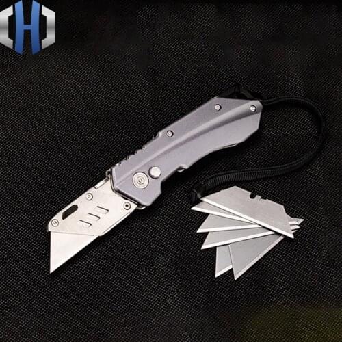 Heavy Folding SK5 Utility Knife Unboxing Paper Cutter Office Knife Letter Opener
