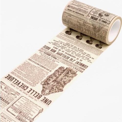 Vintage Washi Tape Decorative Paper Masking Tape DIY Adhesive Scrapbook Sticker