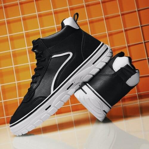 High masculino wild MEN sapato boot autumn platform zapatos couro military casual skateboard black punk home gothic cuero mens