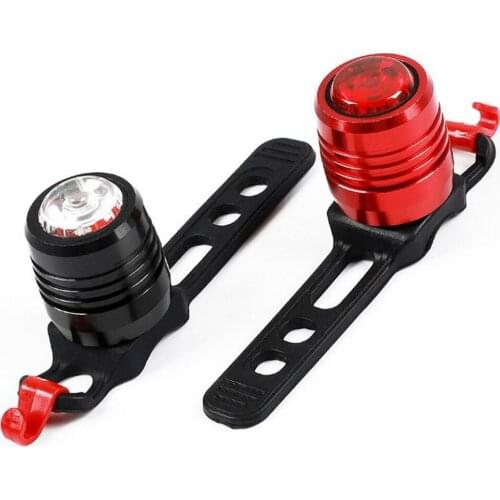 USB Rechargeable 3-Mode Bike Tail Lamp Bike Bicycle Tail Rear Warning Red Light Lamp Aluminum Alloy+ Silicone Wholesale