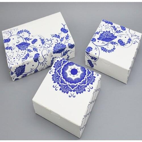100pcs gift packaging box, candy and biscuit gift box, wedding cake gift box is suitable for holiday packaging