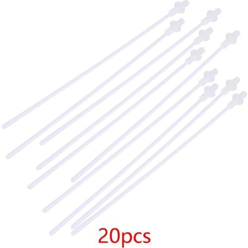 20pcs Plastic Canine Dog Goat Sheep Artificial Insemination Breed Whelp Catheter Rod Accessories