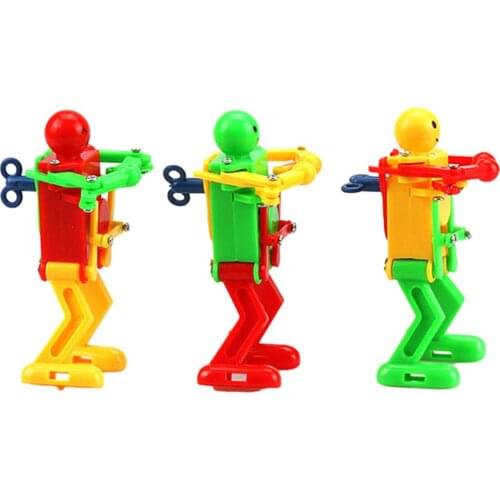 2021 New Children Kids Funny Plastic Clockwork Wind Up Windup Party Toy Gift Robot
