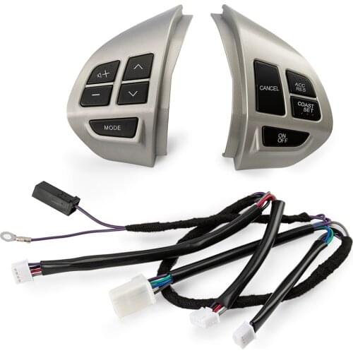 8701A087+ 8602A008 W/ Cable Bluetooth Phone Cruise Control Steering Wheel Switch For Mitsubishi Outlander ASX Colt Pajero Sport