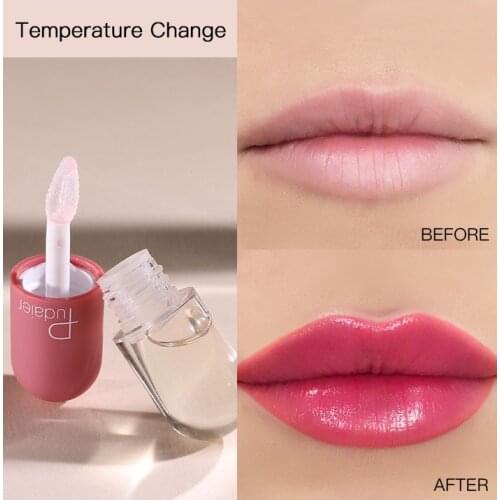 Lip Gloss Mini Capsule Lip Honey Moisturizing Transparent Color Change Non-stick Up Waterproof Long-lasting Lip Glaze For Women