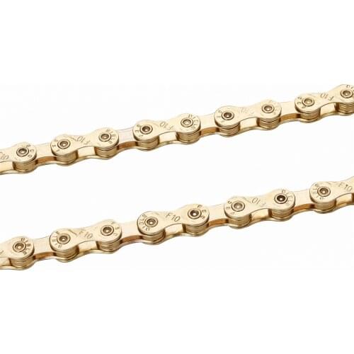 FSC 10-speed variable speed chain mountain bike road bike universal gold and silver 10S for Shimano Sram bicycle replacement