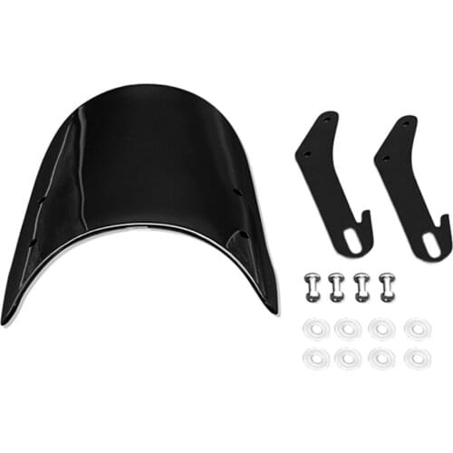 Black Motorcycle Windshield Windscreen DIY For CG125 GN125