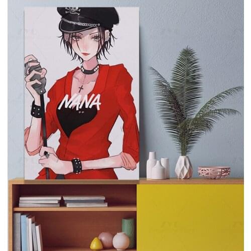 Nana Oosaki Comics Anime Poster Decorative Painting Canvas Wall Art Living Room Posters Bedroom Painting