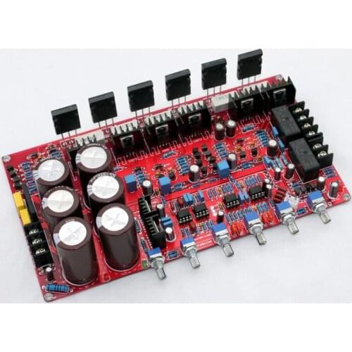 Dual AC 20V-32V 1943/5200 2.1channel amplifier board (80W + 80W + 100W)