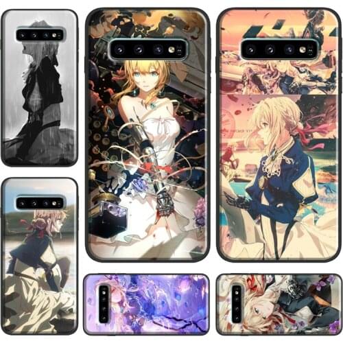 Violet Evergarden Case For Samsung Galaxy S20 FE S8 S9 S10 Note 10 Plus Note 9 Note 20 S21 Ultra Phone Cover