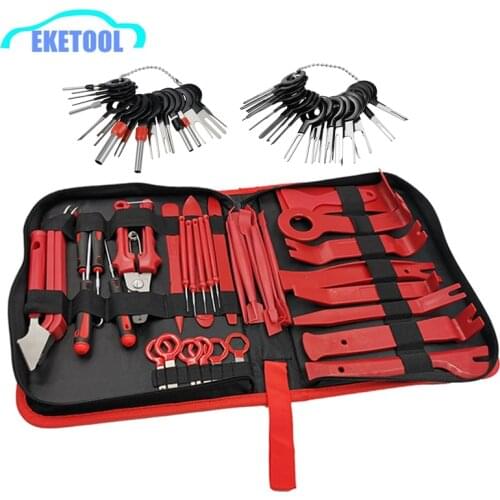 Audio Trim Removal Tool Car Panel Door Kit Auto Clip Pliers Fastener Remover Tool Set Car Automotive Pry Dashboard