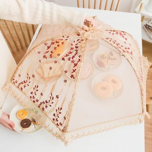 Cover dish cover new foldable kitchen bowl cover table cover round table cover dustproof food cover