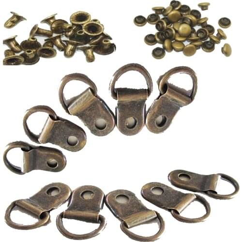 Metal Rivet D Ring Lace Eye Boot DIY Repair Kit Free Shipping